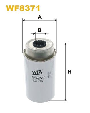 WIX FILTERS Kütusefilter WF8371